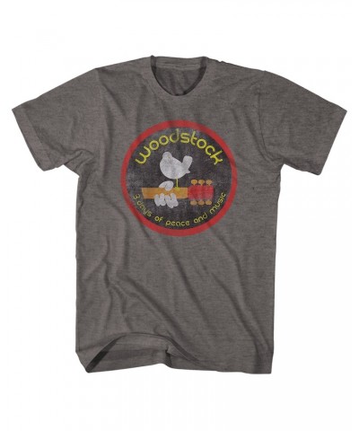 Woodstock T-Shirt | 3 Days Of Peace And Music Heather Shirt $2.69 Shirts