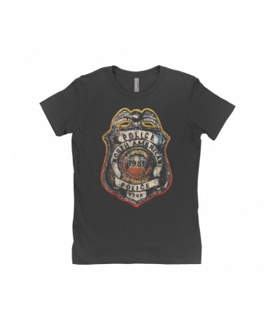 The Police Ladies' Boyfriend T-Shirt | North American Tour Badge Shirt $11.73 Shirts