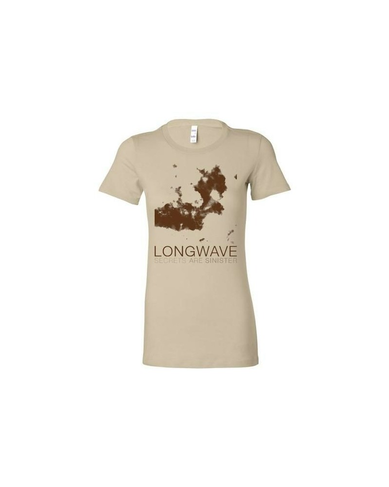 Longwave Secrets Are Sinister Ladies Tee (Tan) $11.52 Shirts