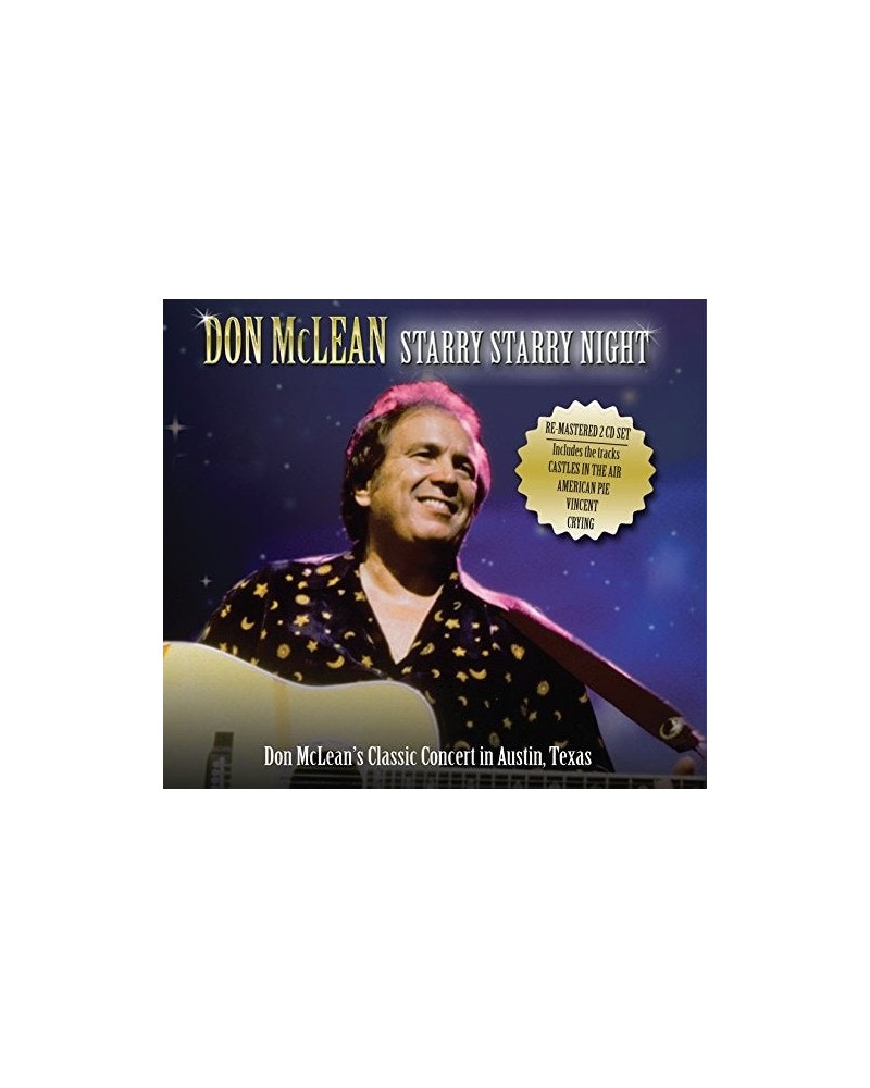 Don McLean STARRY STARRY NIGHT: LIVE IN AUSTIN CD $7.65 CD