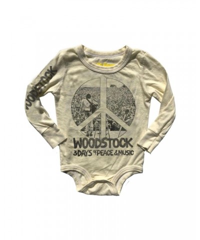 Woodstock Peace Sign Unisex Longsleeve Onesie $19.60 Kids