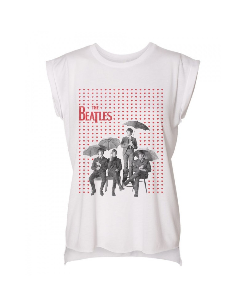 The Beatles Umbrella Heart Women’s Tank $10.80 Shirts