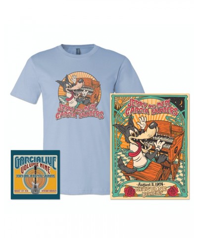 Jerry Garcia GarciaLive Volume 9: CD Poster & Organic T-Shirt Bundle $20.40 CD