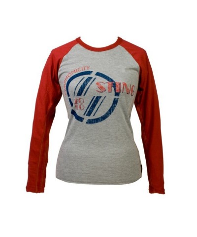 Sting Women's Red Sleeve Luxury Raglan $23.38 Shirts