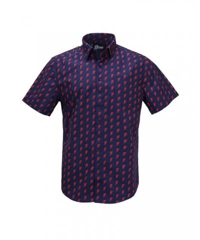 David Bowie All Over Bolt Button Down $28.00 Shirts