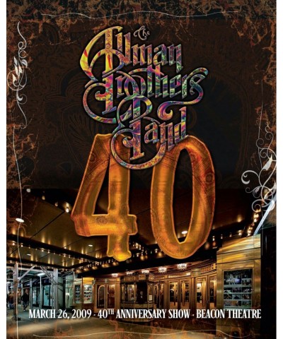 Allman Brothers Band 40: 40TH ANNIVERSARY SHOW LIVE AT BEACON THEATRE DVD $9.25 Videos