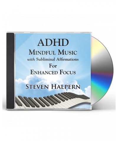 Steven Halpern ADHD Mindful Music With Subliminal Affirmations For Enhanced Focus CD $6.40 CD