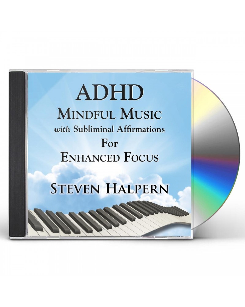 Steven Halpern ADHD Mindful Music With Subliminal Affirmations For Enhanced Focus CD $6.40 CD