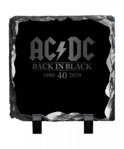 AC/DC Back in Black 40th Anniversary Photo Slate $13.30 Decor