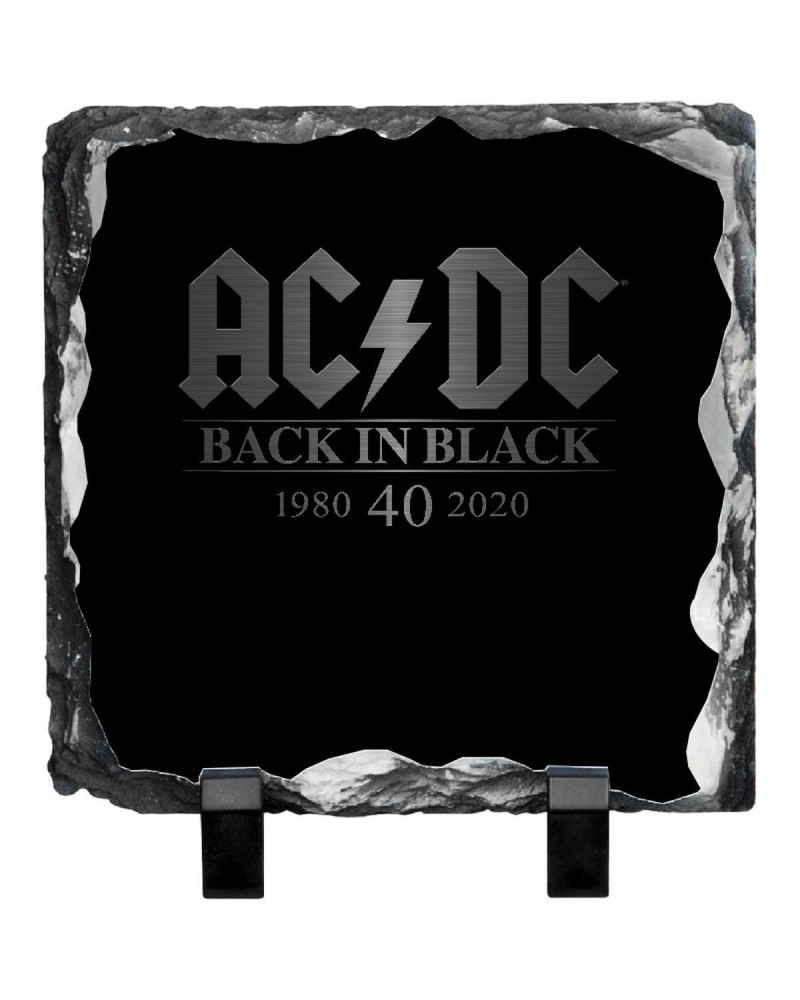 AC/DC Back in Black 40th Anniversary Photo Slate $13.30 Decor