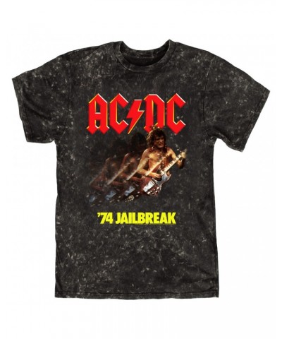 AC/DC T-shirt | JailBreak '74 Album Art Mineral Wash Shirt $11.98 Shirts