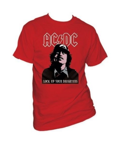 AC/DC Lock Up Your Daughters Angus Red Men's T-shirt $7.05 Shirts