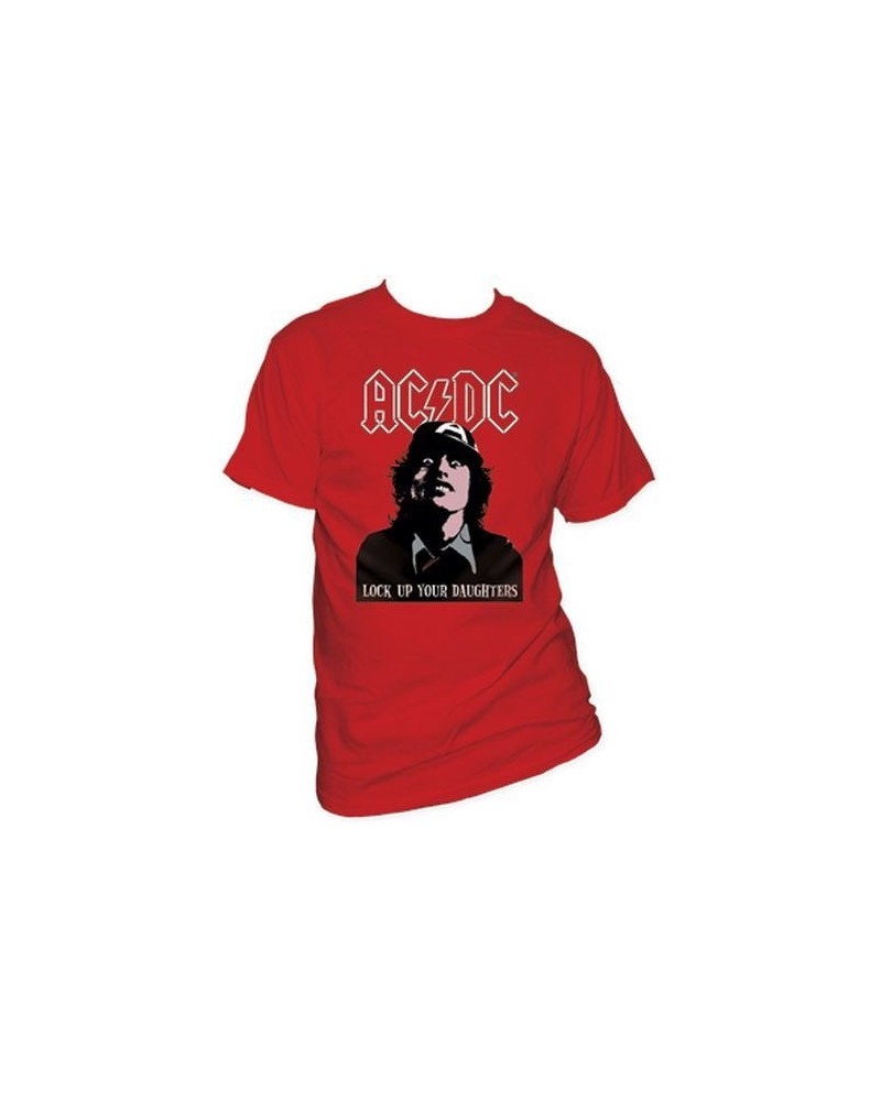 AC/DC Lock Up Your Daughters Angus Red Men's T-shirt $7.05 Shirts