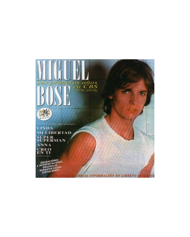 Miguel Bosé SUS PRIMEROS ANOS EN CBS (1976-1979) CD $8.60 CD