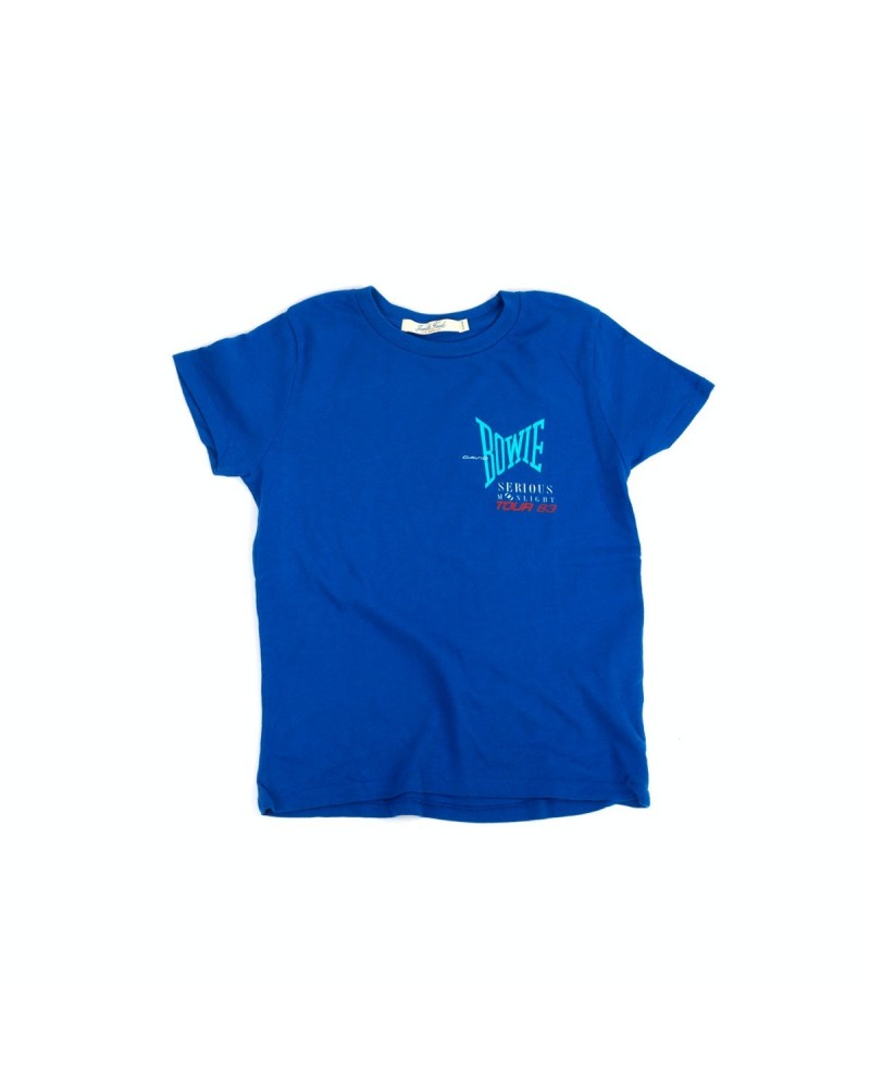 David Bowie Serious Moonlight Tour Kids T-shirt $8.75 Kids