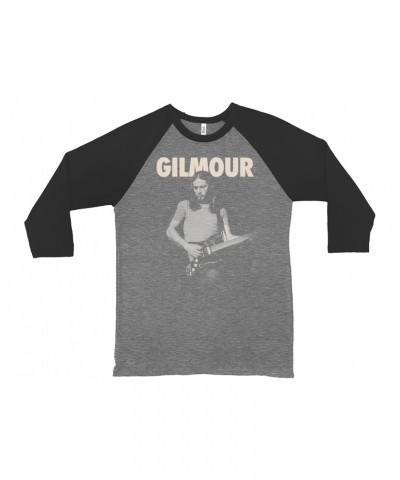 David Gilmour 3/4 Sleeve Baseball Tee | Young an Bold Logo Shirt $9.58 Shirts