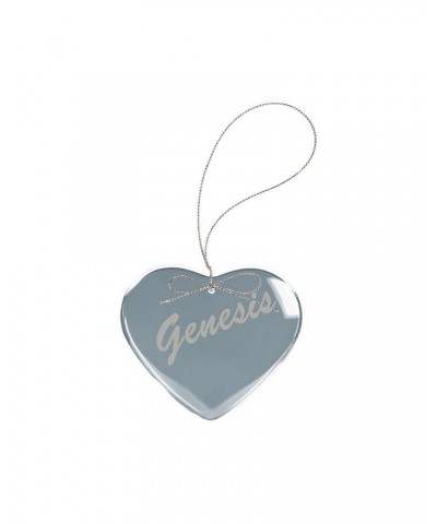 Genesis Circa 80s Logo Heart Laser-Etched Glass Ornament $6.08 Decor