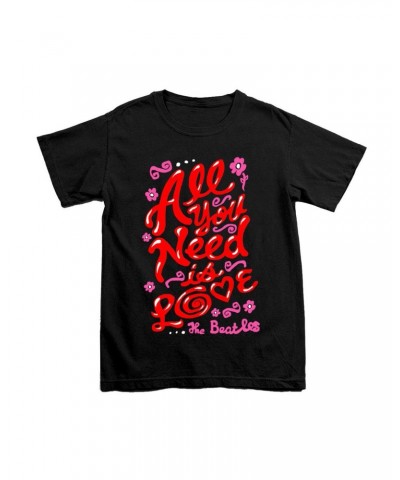 The Beatles All You Need Is Love Black T-Shirt $9.60 Shirts