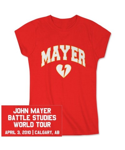 John Mayer Womens Calgary Event T-Shirt $16.10 Shirts