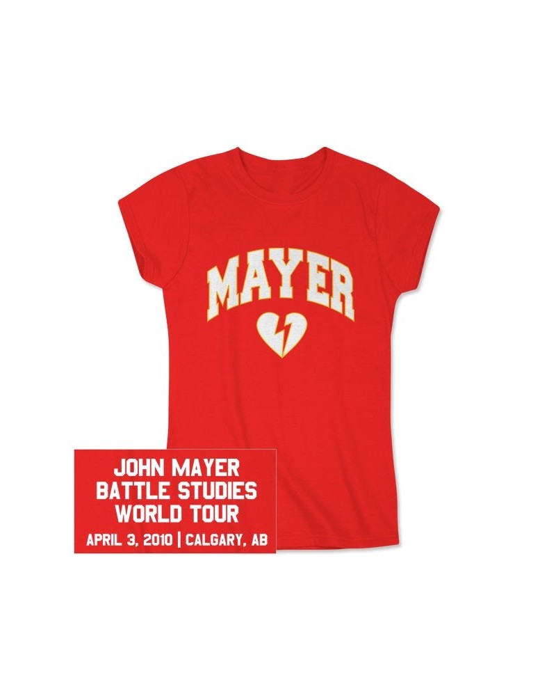 John Mayer Womens Calgary Event T-Shirt $16.10 Shirts