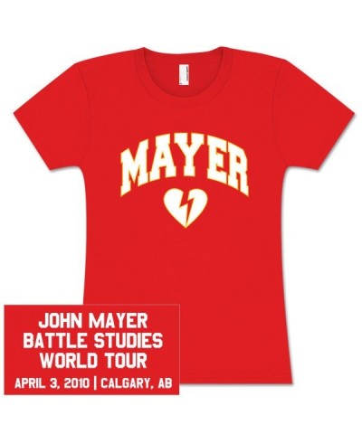 John Mayer Womens Calgary Event T-Shirt $16.10 Shirts