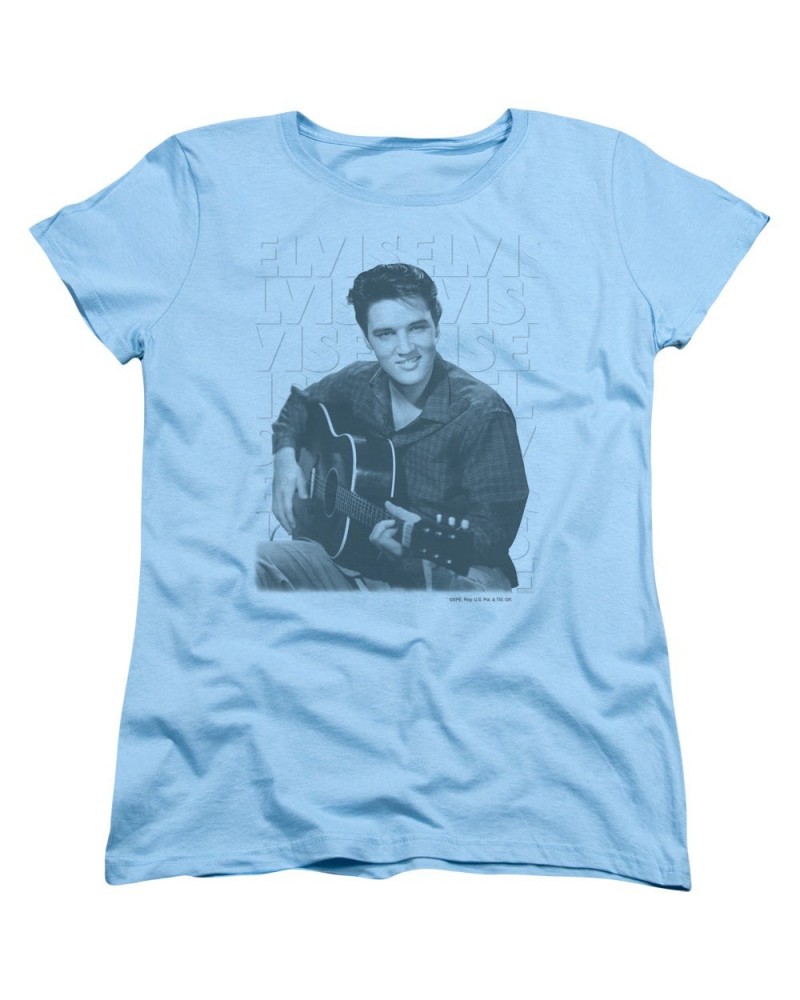 Elvis Presley Women's Shirt | REPEAT Ladies Tee $5.58 Shirts