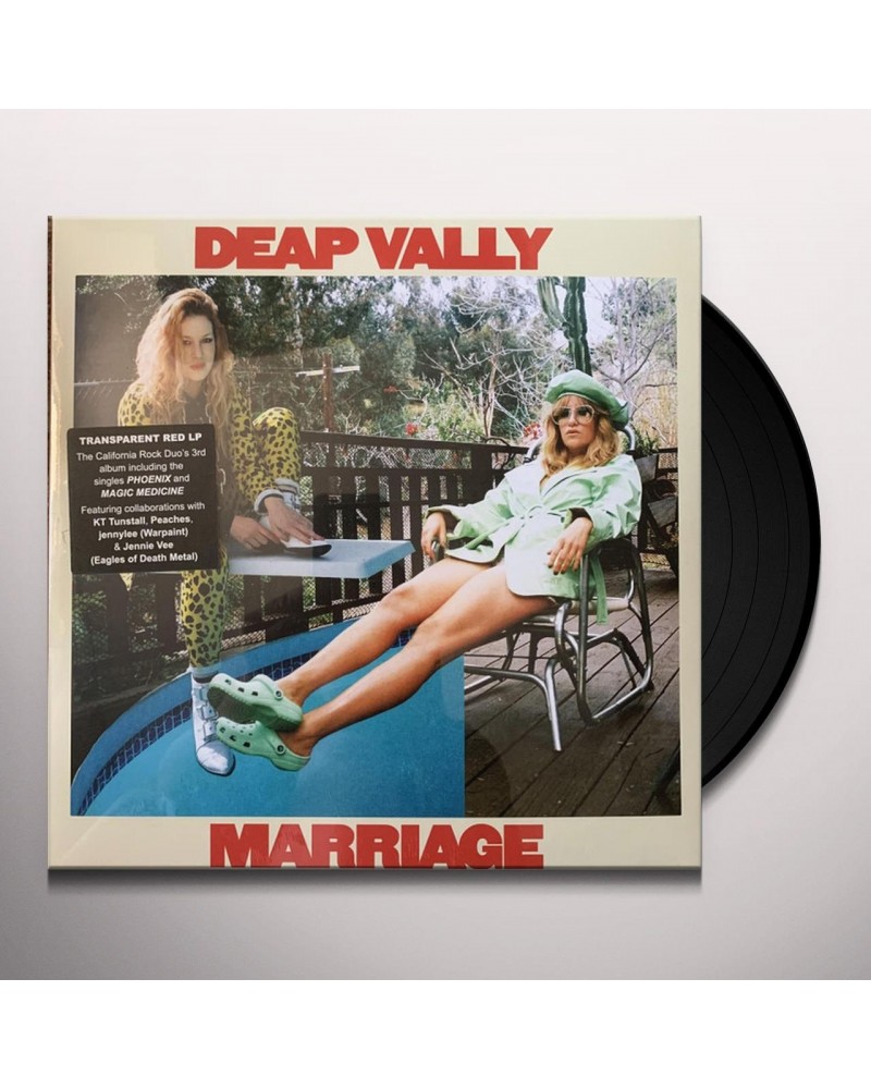 Deap Vally Marriage Vinyl Record $9.62 Vinyl