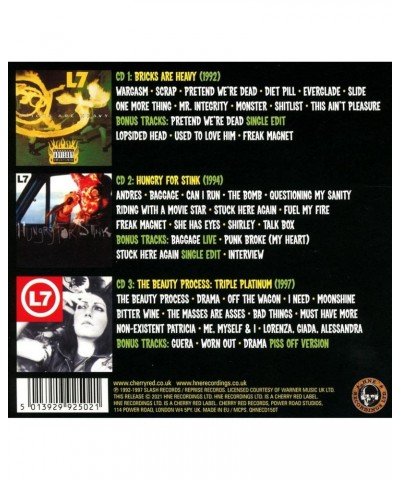 L7 Wargasm: Slash Years 1992-1997 (3CD Box Set) $8.57 CD