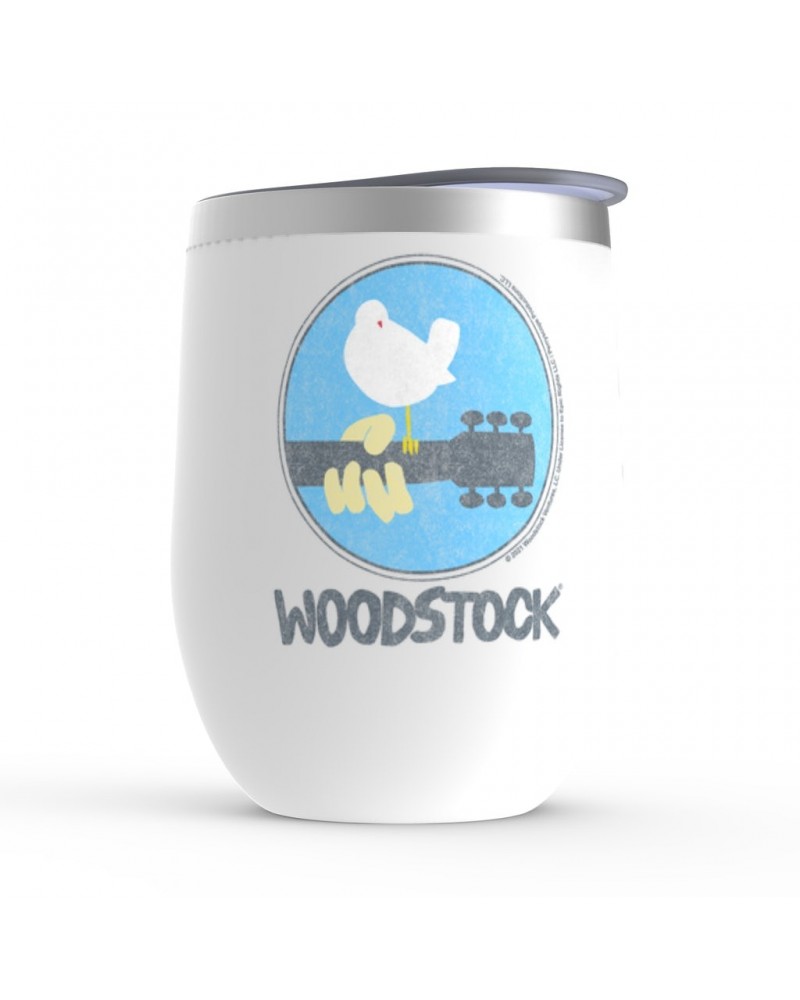 Woodstock Wine Tumbler | Bird And Guitar Stemless Wine Tumbler $10.10 Drinkware