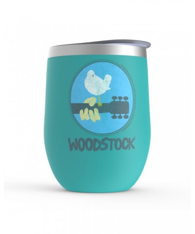 Woodstock Wine Tumbler | Bird And Guitar Stemless Wine Tumbler $10.10 Drinkware