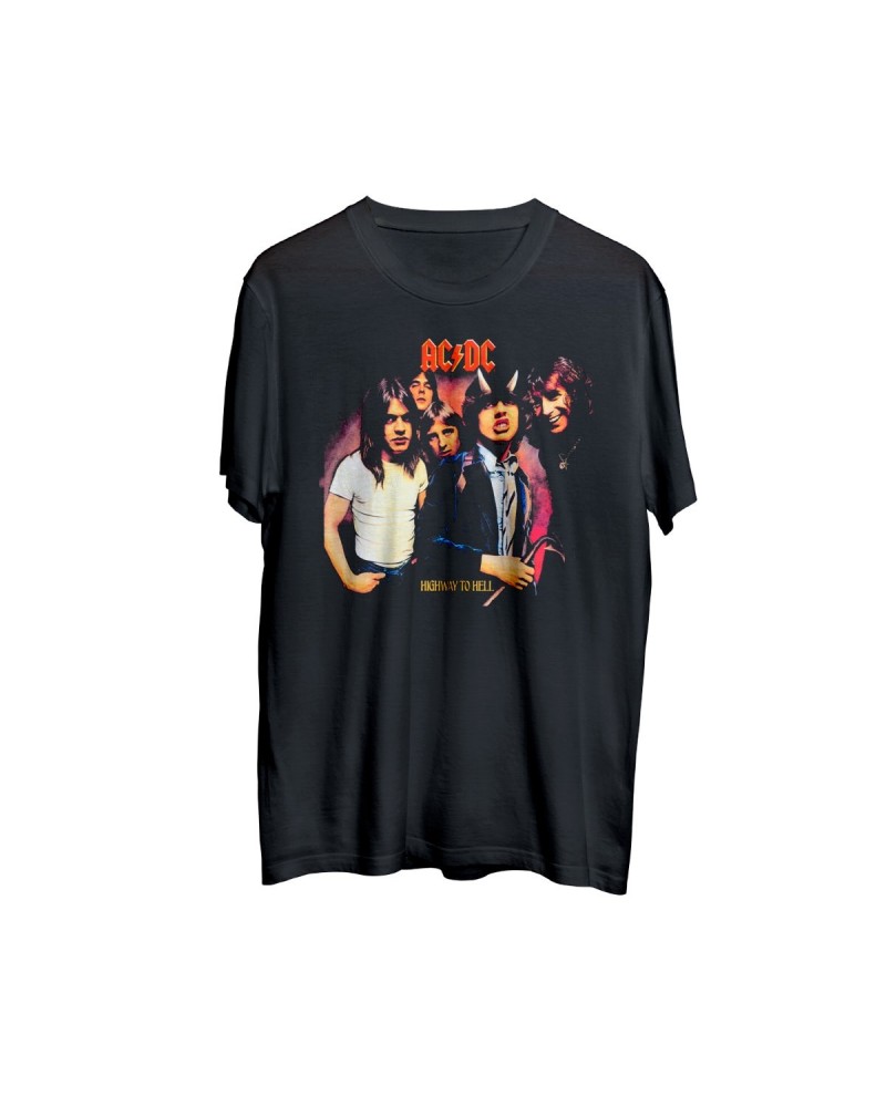 AC/DC Highway To Hell Faded Black Athletic T-Shirt $9.25 Shirts