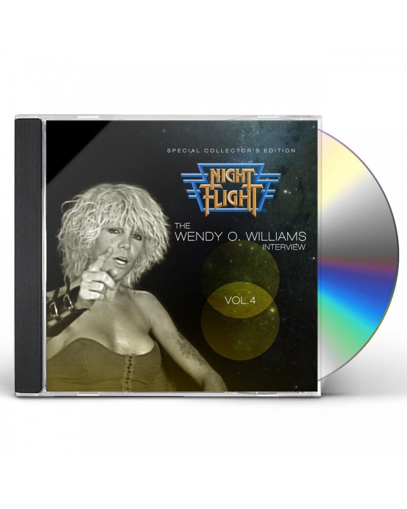 Wendy O. Williams NIGHT FLIGHT INTERVIEW CD $5.45 CD