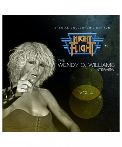 Wendy O. Williams NIGHT FLIGHT INTERVIEW CD $5.45 CD