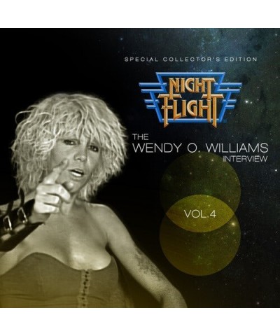 Wendy O. Williams NIGHT FLIGHT INTERVIEW CD $5.45 CD