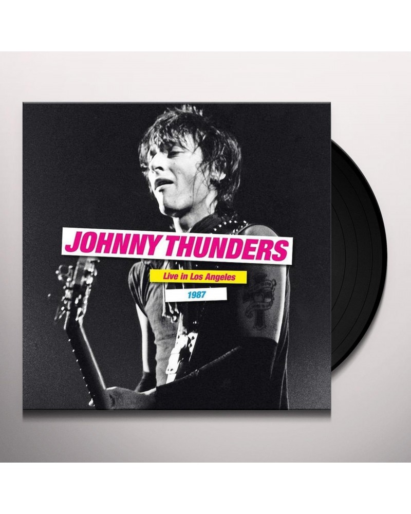 Johnny Thunders LIVE IN LOS ANGELES 1987 Vinyl Record $13.68 Vinyl