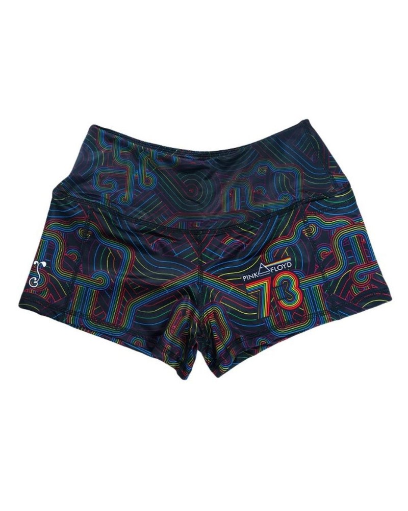 Pink Floyd DSOTM V2 Black Rainbow Booty Shorts $22.44 Shorts