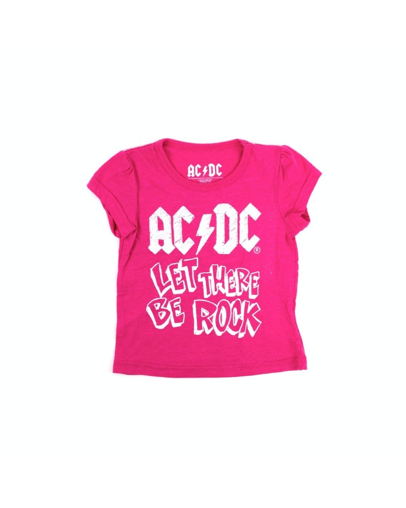 AC/DC Let There Be Rock Pink Toddler T-shirt $8.75 Shirts