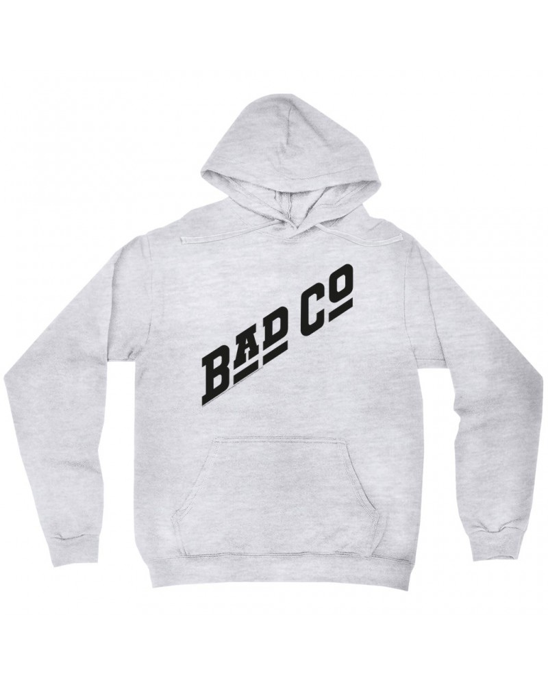 Bad Company Hoodie | Classic Logo Black Hoodie $16.38 Sweatshirts