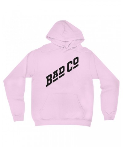 Bad Company Hoodie | Classic Logo Black Hoodie $16.38 Sweatshirts