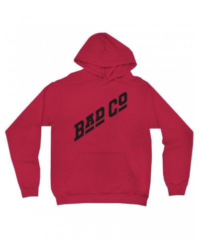 Bad Company Hoodie | Classic Logo Black Hoodie $16.38 Sweatshirts