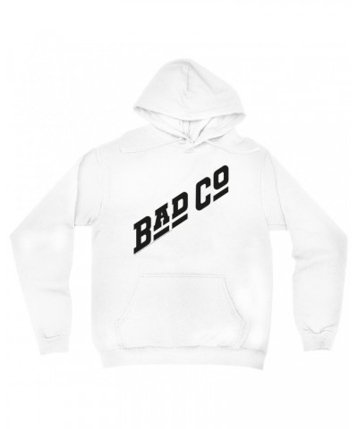 Bad Company Hoodie | Classic Logo Black Hoodie $16.38 Sweatshirts