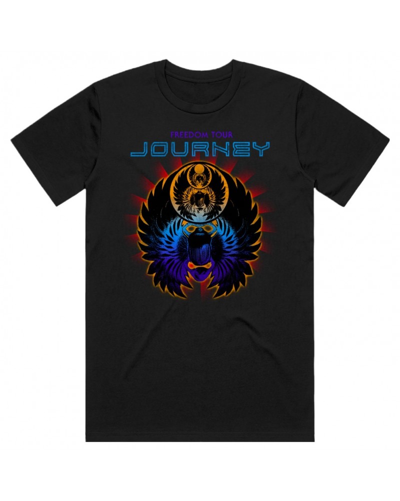 Journey Black Neon Scarab Freedom tee $15.05 Shirts