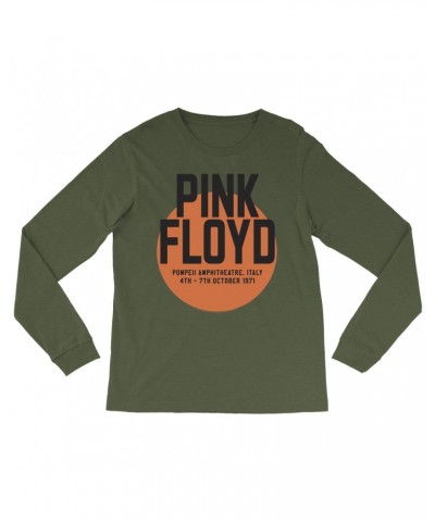 Pink Floyd Long Sleeve Shirt | Pompeii 1971 Concert Poster Shirt $9.88 Shirts