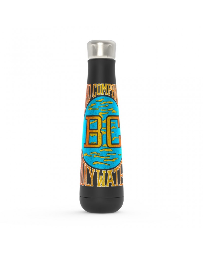 Bad Company Water Bottle | Retro Colorful Holy Water Distressed Water Bottle $8.56 Drinkware