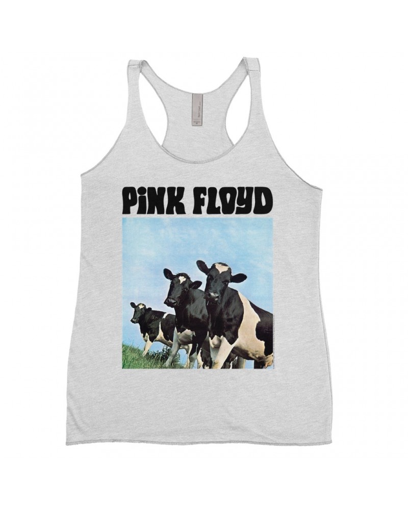 Pink Floyd Ladies' Tank Top | Atom Heart Mother Album Cows Shirt $11.00 Shirts