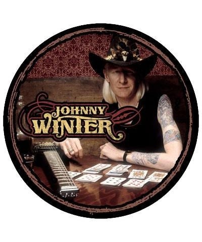 Johnny Winter Photo Button $0.66 Decor