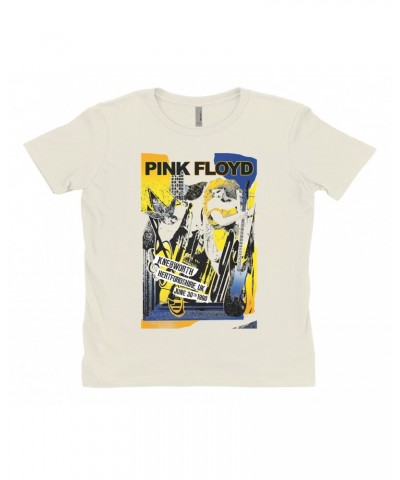 Pink Floyd Ladies' Boyfriend T-Shirt | Live At Hertfordshire UK Collage Concert Poster Shirt $10.73 Shirts