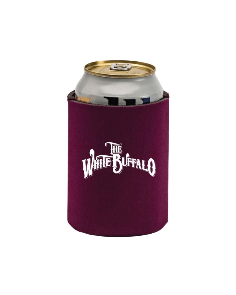 The White Buffalo Logo Maroon Can Cooler $4.86 Drinkware