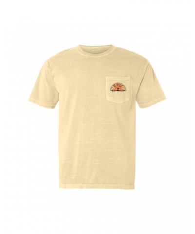 Sun Records T-Shirt | Orange Brown Half Logo Pocket T-shirt $13.78 Shirts