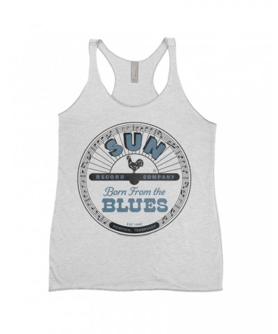 Sun Records Ladies' Tank Top | Memphis Tennessee Born From The Blues Shirt $14.48 Shirts